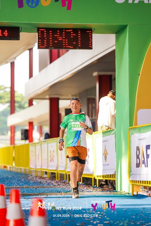 Race photo from BAF LIONS RUN 2024