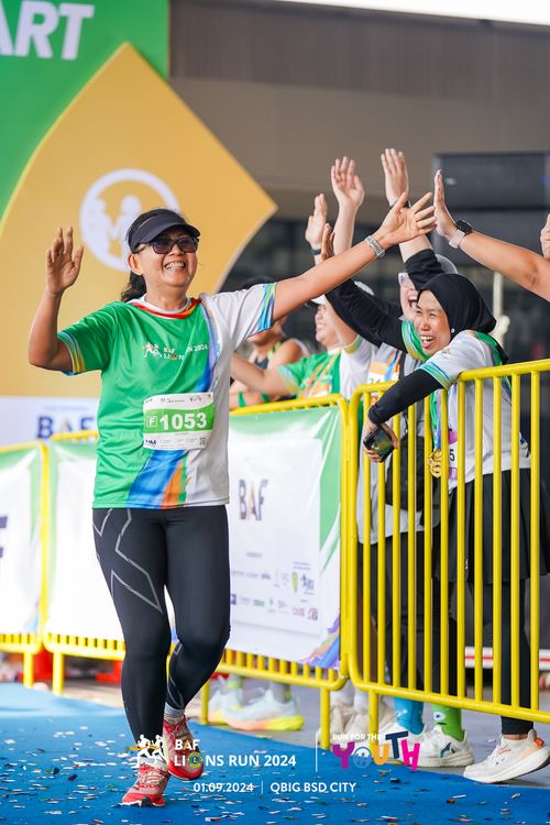 Race photo from BAF LIONS RUN 2024