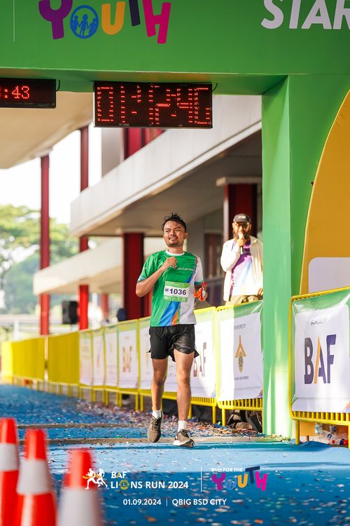 Race photo from BAF LIONS RUN 2024