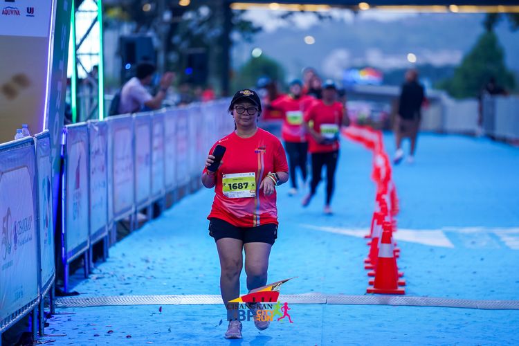 Race photo from CISANGKAN KBP CITY RUN 2025