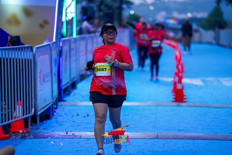 Race photo from CISANGKAN KBP CITY RUN 2025
