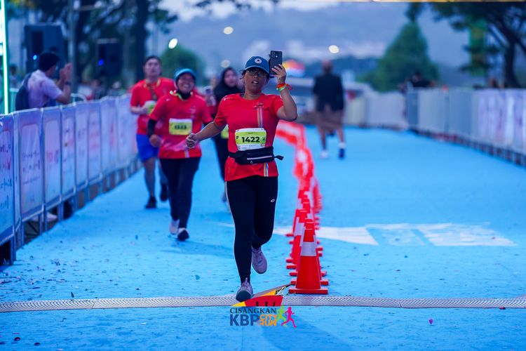 Race photo from CISANGKAN KBP CITY RUN 2025