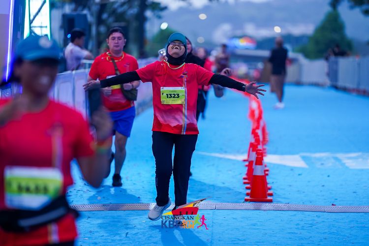 Race photo from CISANGKAN KBP CITY RUN 2025