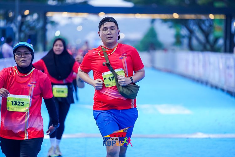 Race photo from CISANGKAN KBP CITY RUN 2025