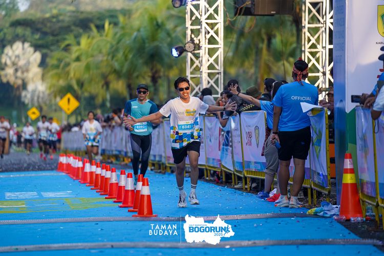 Race photo from Taman Budaya x BOGORUN 2025