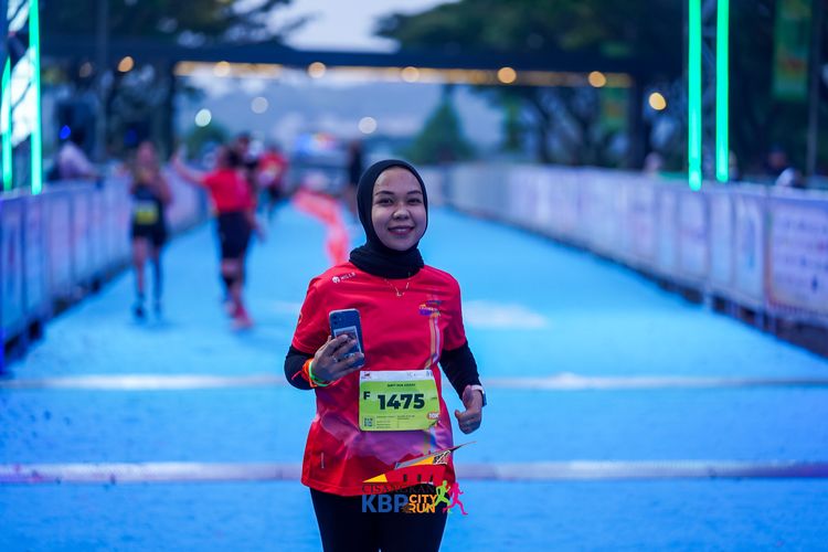 Race photo from CISANGKAN KBP CITY RUN 2025