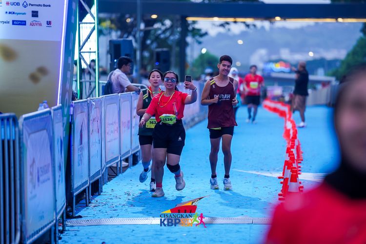 Race photo from CISANGKAN KBP CITY RUN 2025