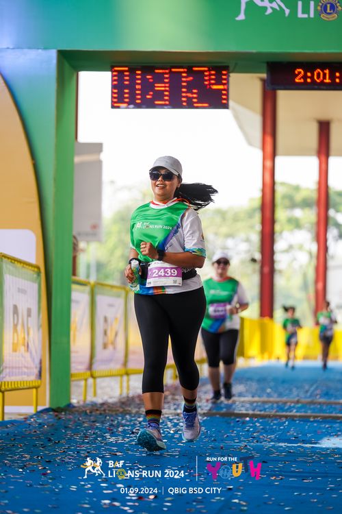 Race photo from BAF LIONS RUN 2024