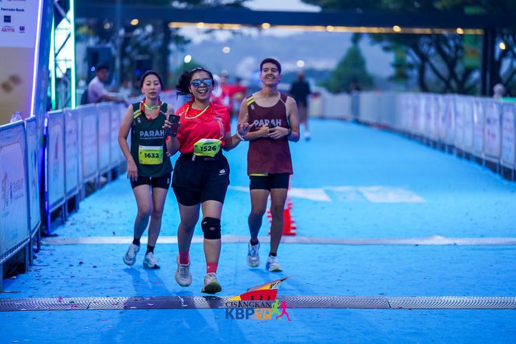 Race photo from CISANGKAN KBP CITY RUN 2025