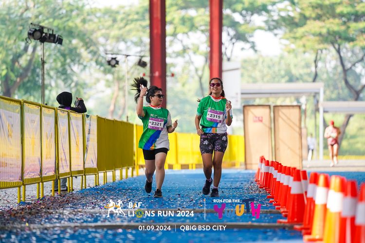 Race photo from BAF LIONS RUN 2024