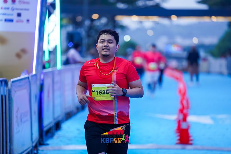 Race photo from CISANGKAN KBP CITY RUN 2025