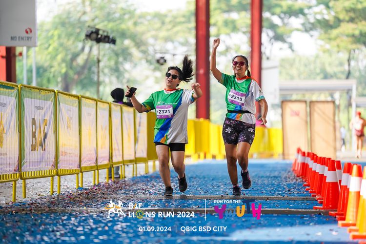 Race photo from BAF LIONS RUN 2024
