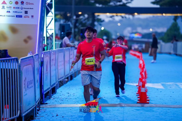 Race photo from CISANGKAN KBP CITY RUN 2025