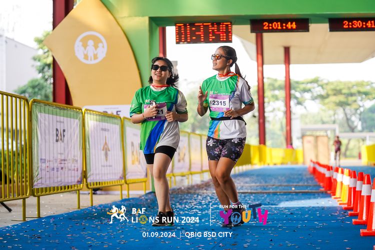 Race photo from BAF LIONS RUN 2024