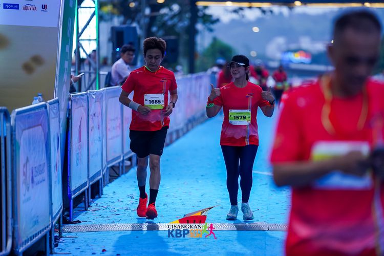 Race photo from CISANGKAN KBP CITY RUN 2025