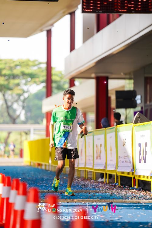 Race photo from BAF LIONS RUN 2024