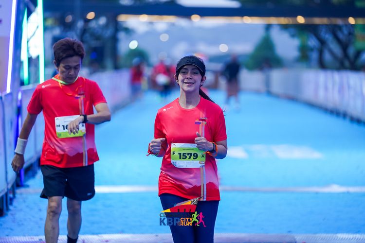 Race photo from CISANGKAN KBP CITY RUN 2025