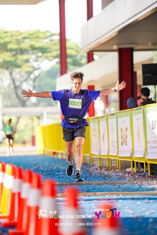 Race photo from BAF LIONS RUN 2024