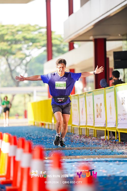 Race photo from BAF LIONS RUN 2024