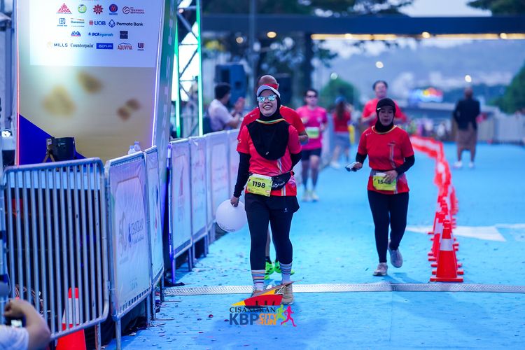 Race photo from CISANGKAN KBP CITY RUN 2025
