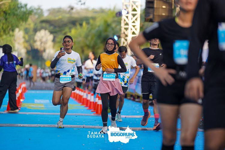 Race photo from Taman Budaya x BOGORUN 2025