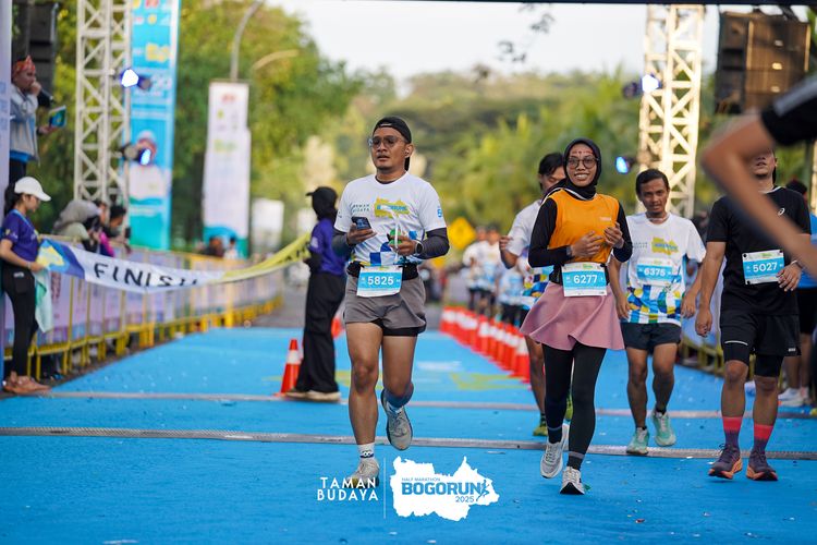 Race photo from Taman Budaya x BOGORUN 2025