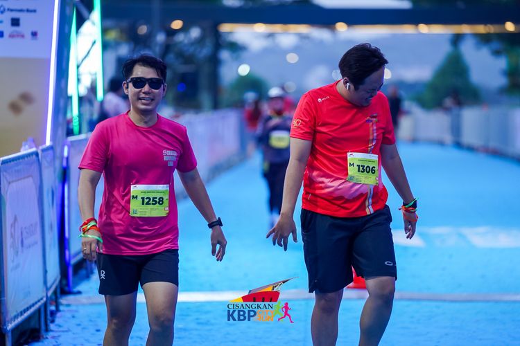 Race photo from CISANGKAN KBP CITY RUN 2025