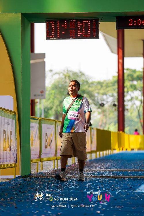 Race photo from BAF LIONS RUN 2024