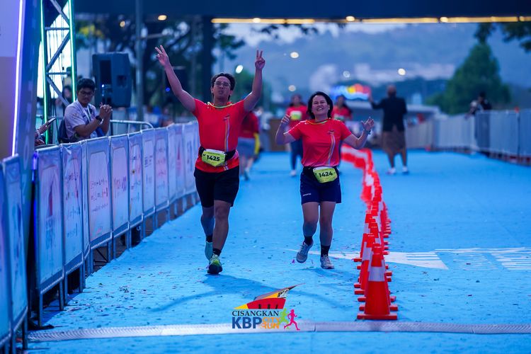 Race photo from CISANGKAN KBP CITY RUN 2025