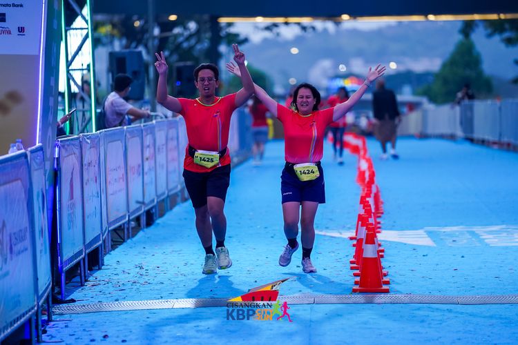 Race photo from CISANGKAN KBP CITY RUN 2025