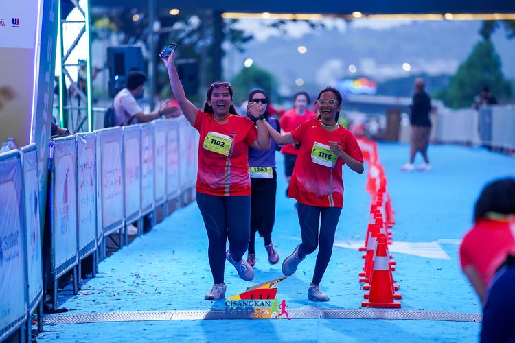 Race photo from CISANGKAN KBP CITY RUN 2025