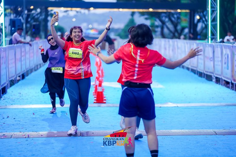 Race photo from CISANGKAN KBP CITY RUN 2025