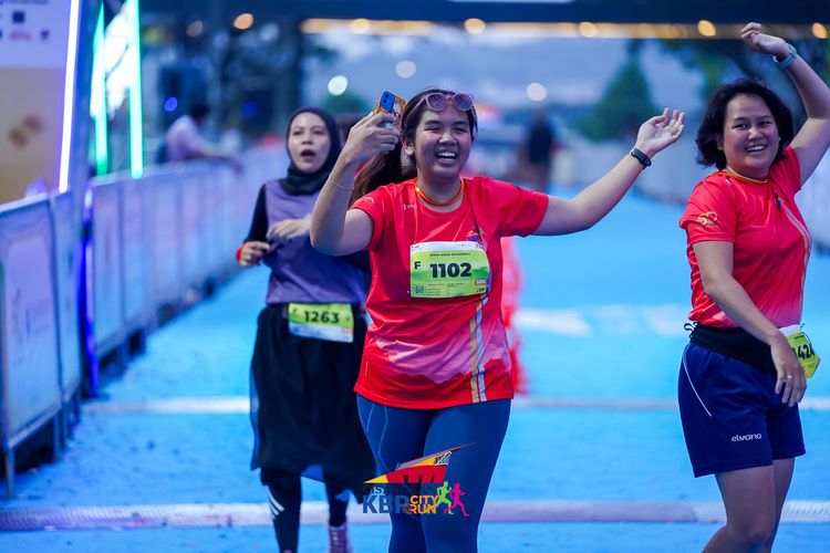 Race photo from CISANGKAN KBP CITY RUN 2025