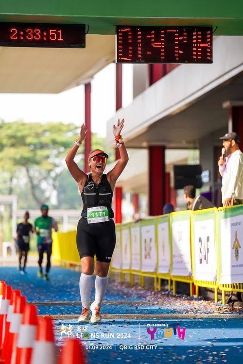 Race photo from BAF LIONS RUN 2024