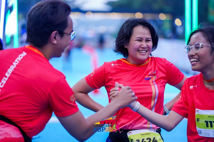 Race photo from CISANGKAN KBP CITY RUN 2025