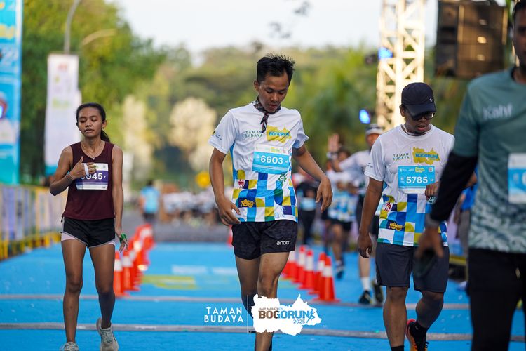 Race photo from Taman Budaya x BOGORUN 2025