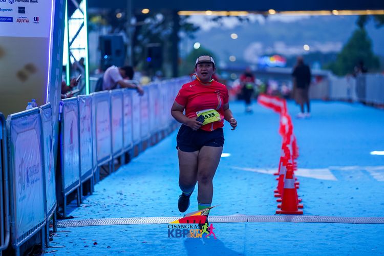 Race photo from CISANGKAN KBP CITY RUN 2025