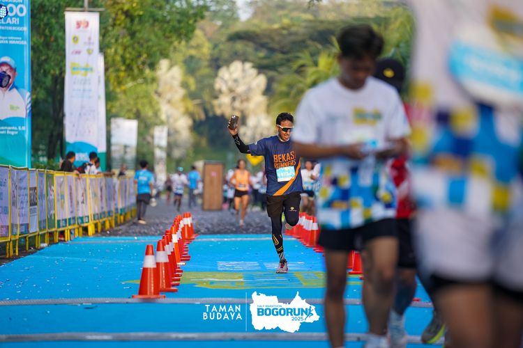 Race photo from Taman Budaya x BOGORUN 2025