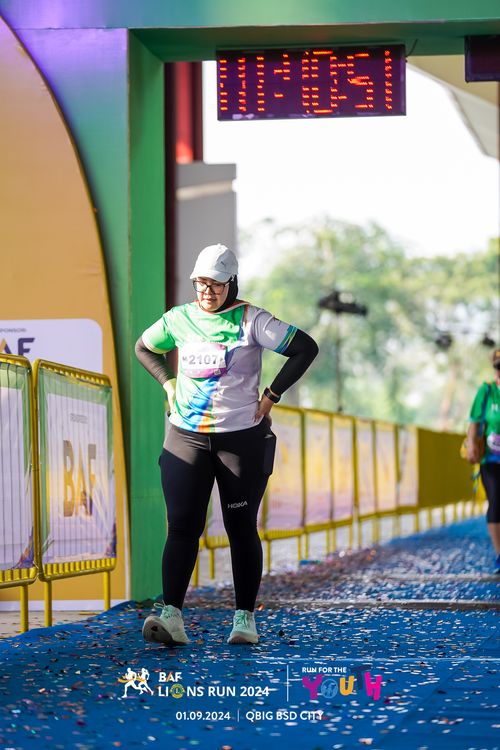 Race photo from BAF LIONS RUN 2024
