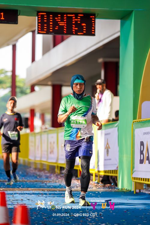 Race photo from BAF LIONS RUN 2024