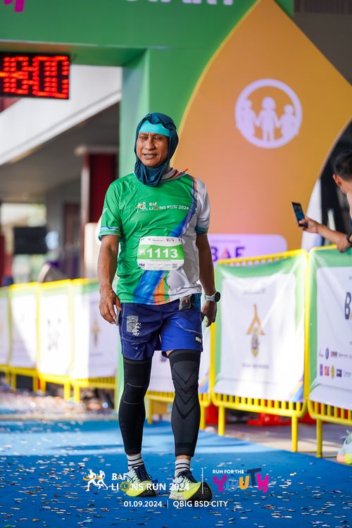 Race photo from BAF LIONS RUN 2024
