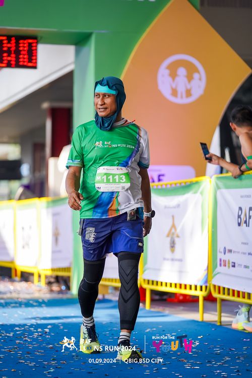 Race photo from BAF LIONS RUN 2024