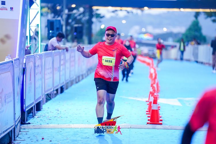 Race photo from CISANGKAN KBP CITY RUN 2025