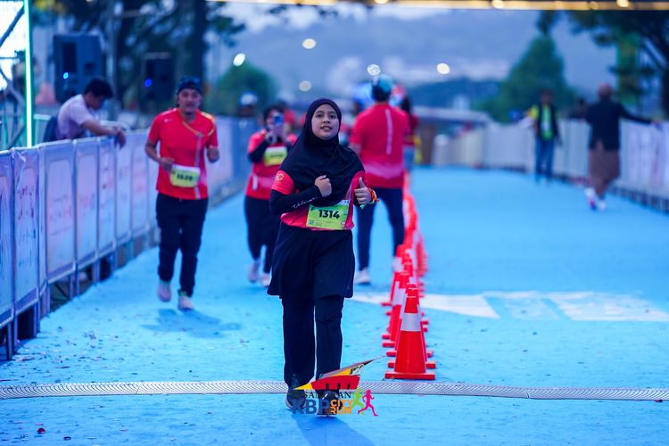 Race photo from CISANGKAN KBP CITY RUN 2025