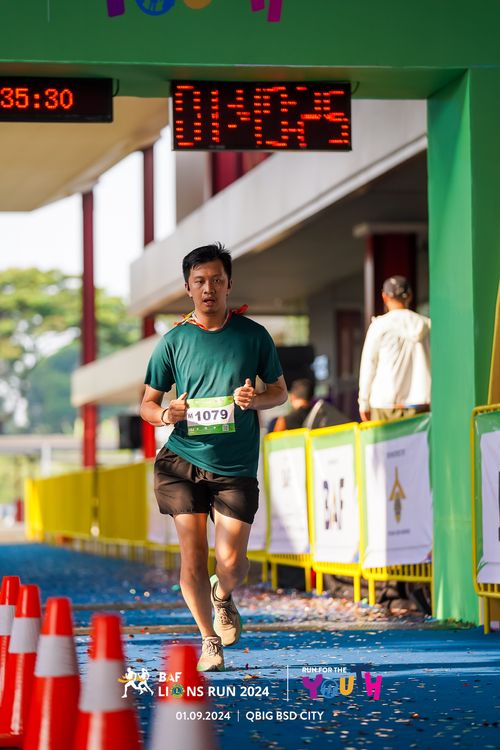 Race photo from BAF LIONS RUN 2024
