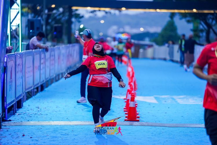 Race photo from CISANGKAN KBP CITY RUN 2025