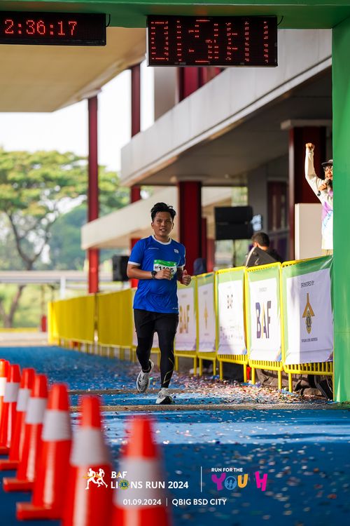 Race photo from BAF LIONS RUN 2024