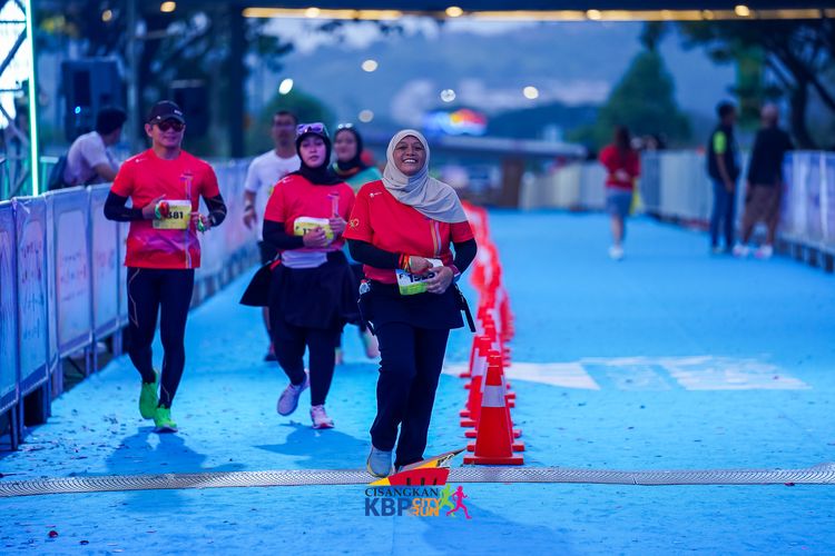 Race photo from CISANGKAN KBP CITY RUN 2025