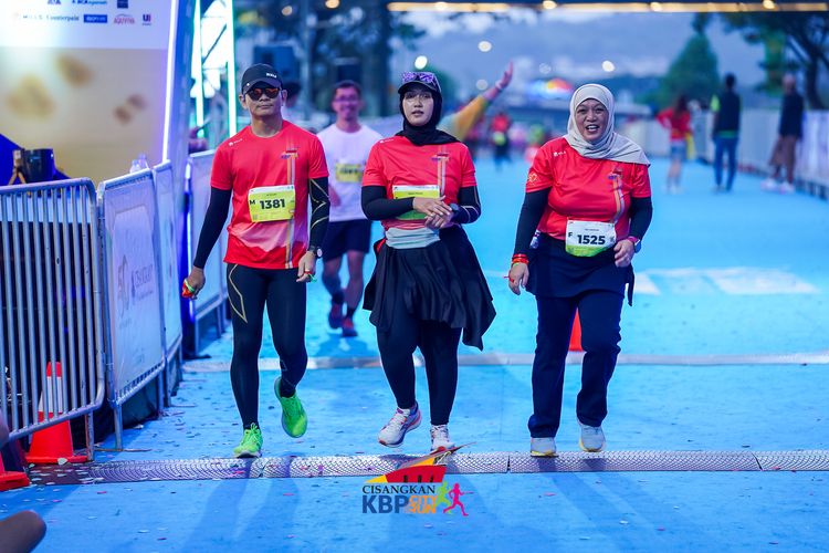 Race photo from CISANGKAN KBP CITY RUN 2025