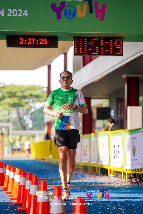 Race photo from BAF LIONS RUN 2024
